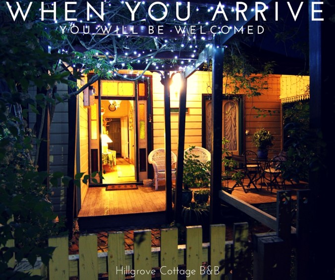 Hillgrove Cottage at night